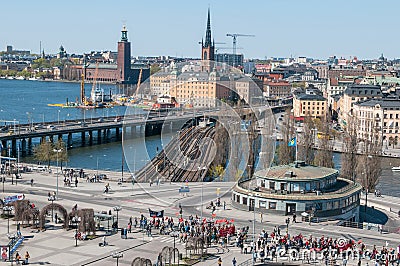 International Worker`s day in Stockholm Editorial Stock Photo